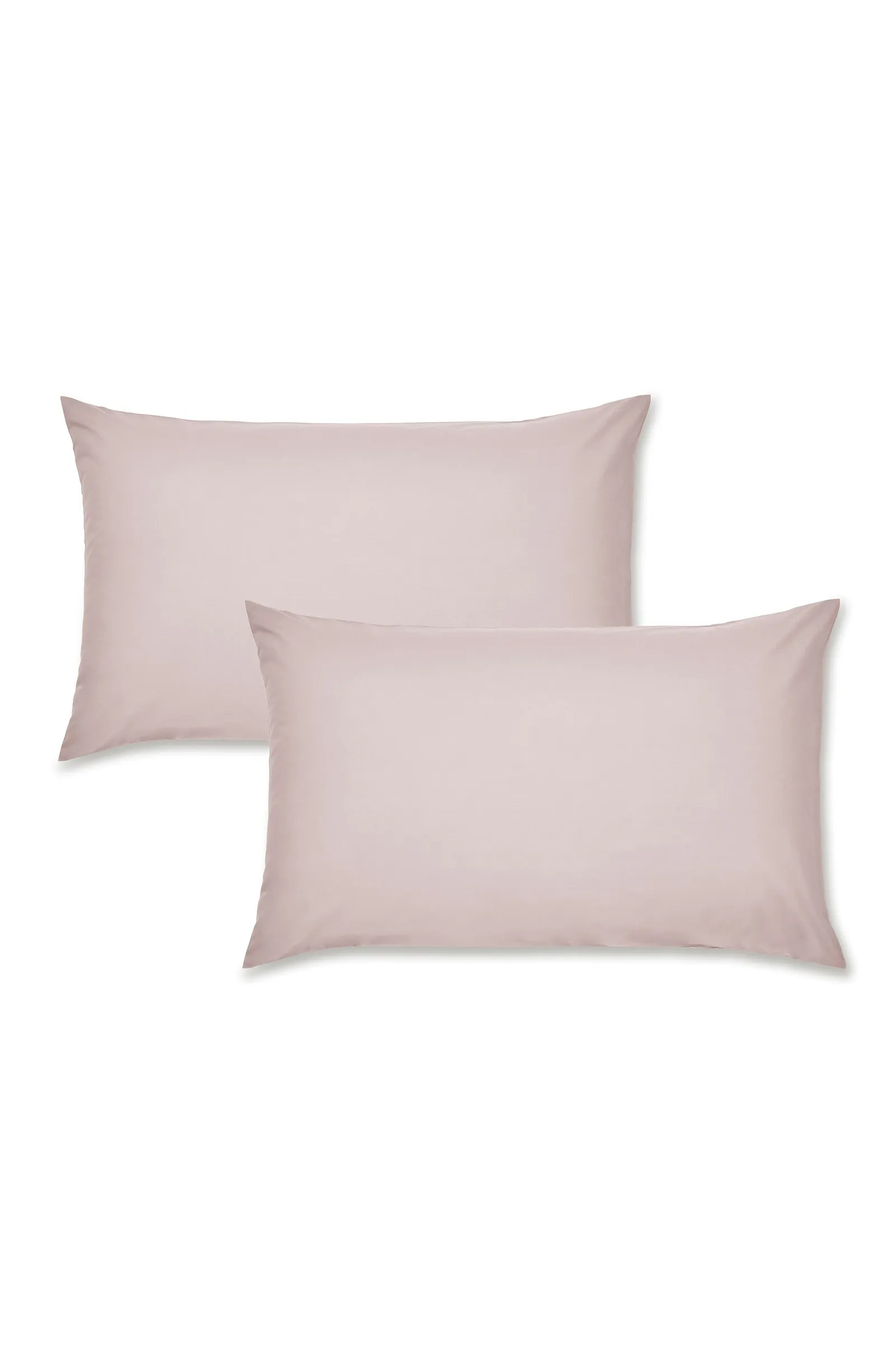Catherine Lansfield 'Easy Iron Percale' Standard Pillowcase Pair in Pink 3