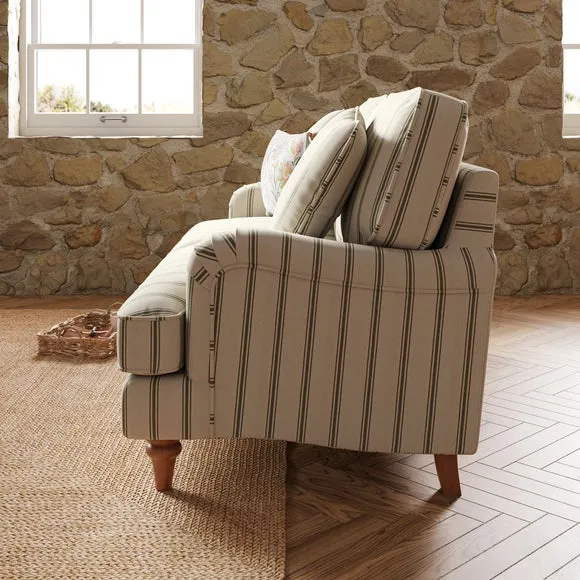 Beatrice II Folkstone Stripe 2 Seater Sofa 3