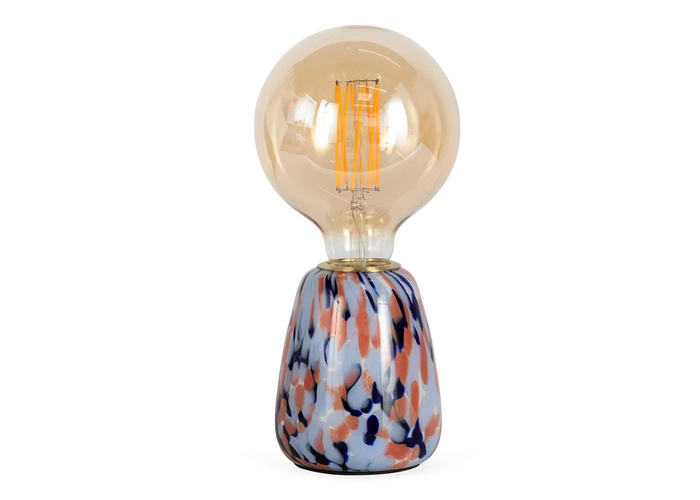 Heal's Confetti Glass Table Lamp Blue/Purple