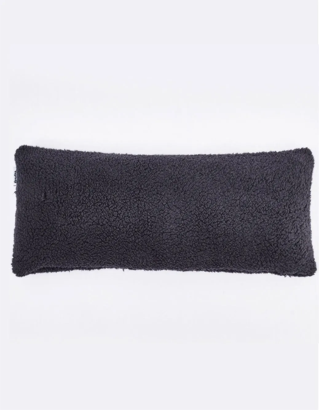 Ezysleep Teddy Fleece Heated Body Pillow in Grey 3