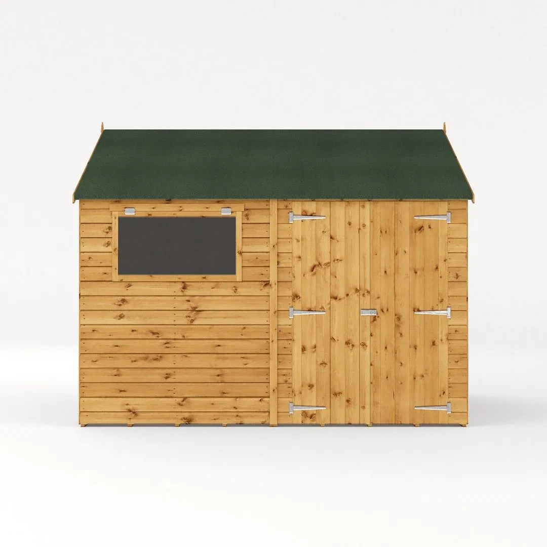 Mercia Premium Shiplap Reverse Apex Workshop - L322.7 x W308.2 x H250.3 cm in Brown 2
