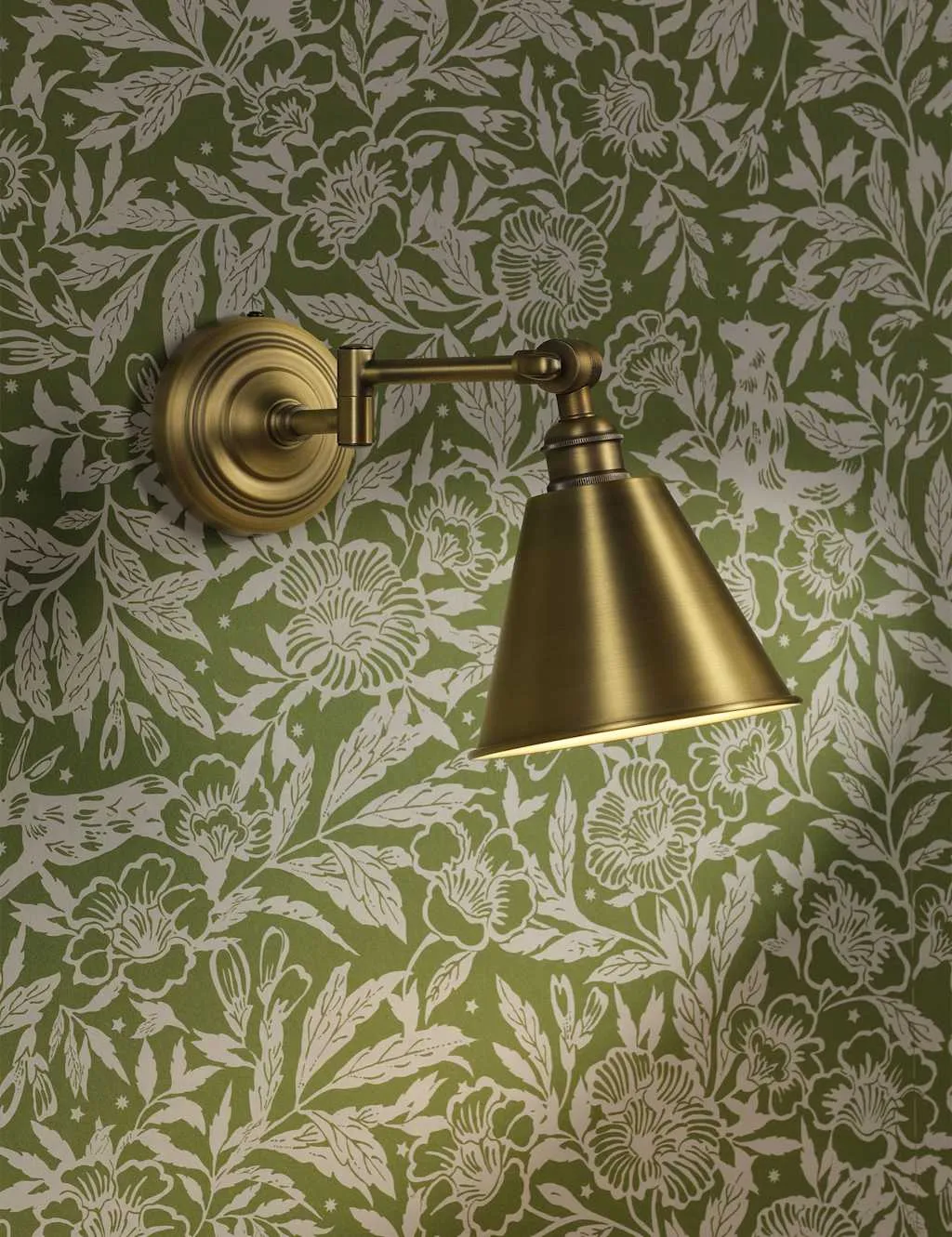Joules Home Lighting Wollaton Metal Wall Light Antique Brass