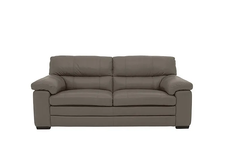 Cozee Leather 2.5 Seater Sofa - Elephant
