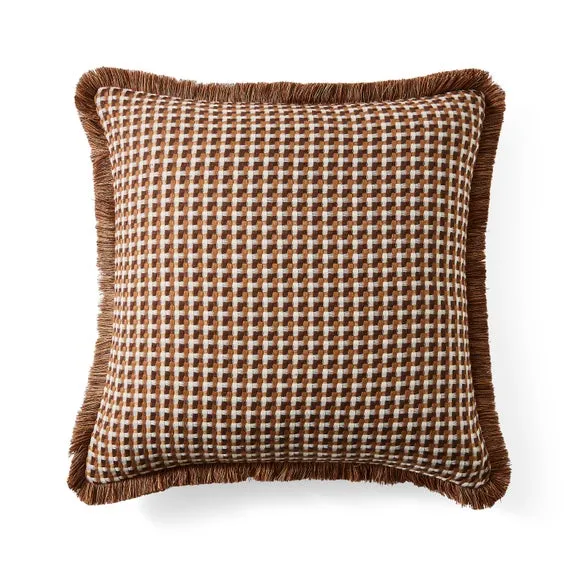 Geometric Fringed Cushion 3