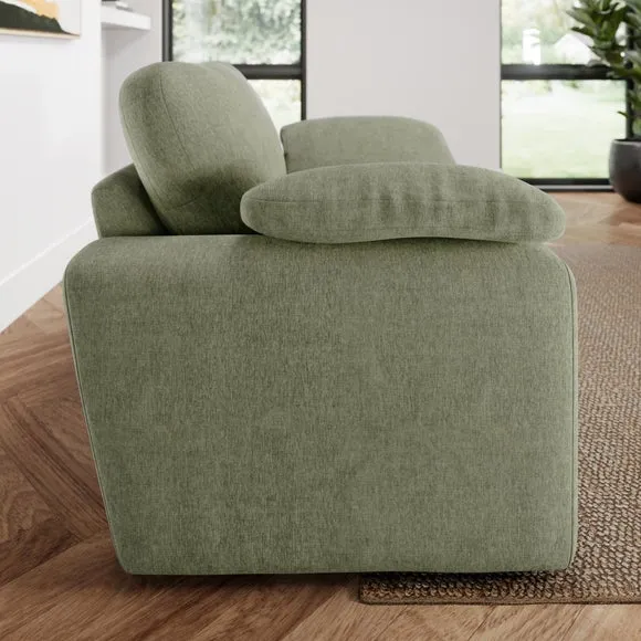 Magnus Vintage Soft Chenille Snuggle Sofa 2