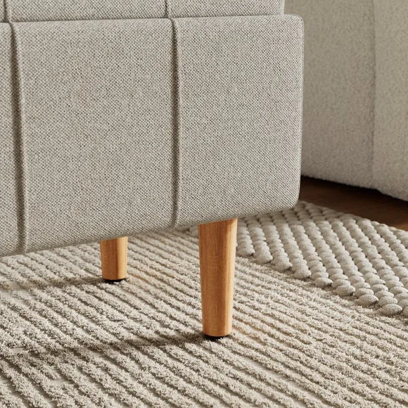 Holland Basketweave Tray Table Ottoman 5