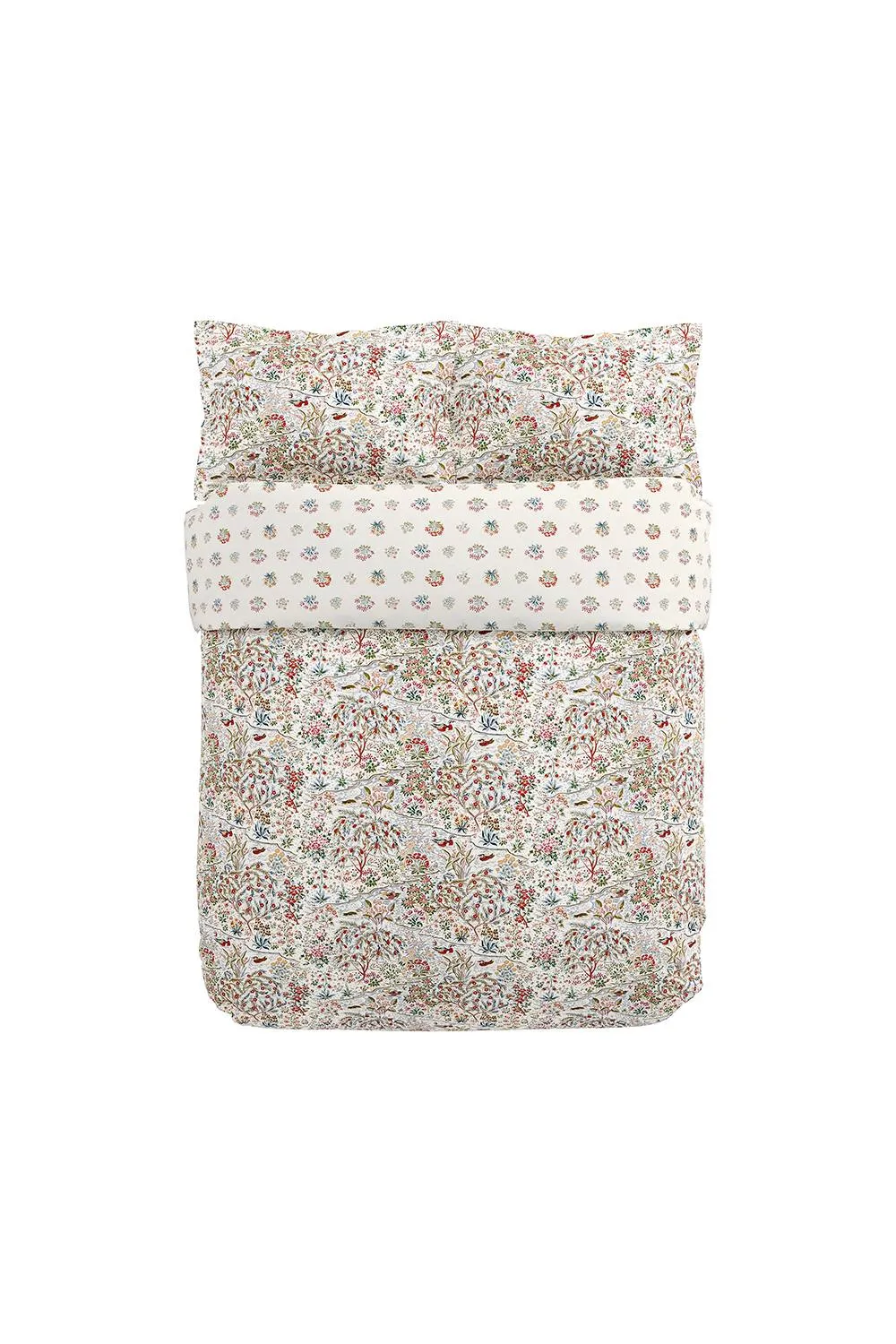 Sanderson 'Moat Birds' Cotton Duvet Cover Set 4