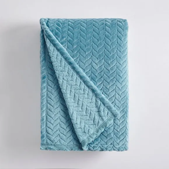 Amelia Recycled Throw Blanket, 200cm x 200cm 5