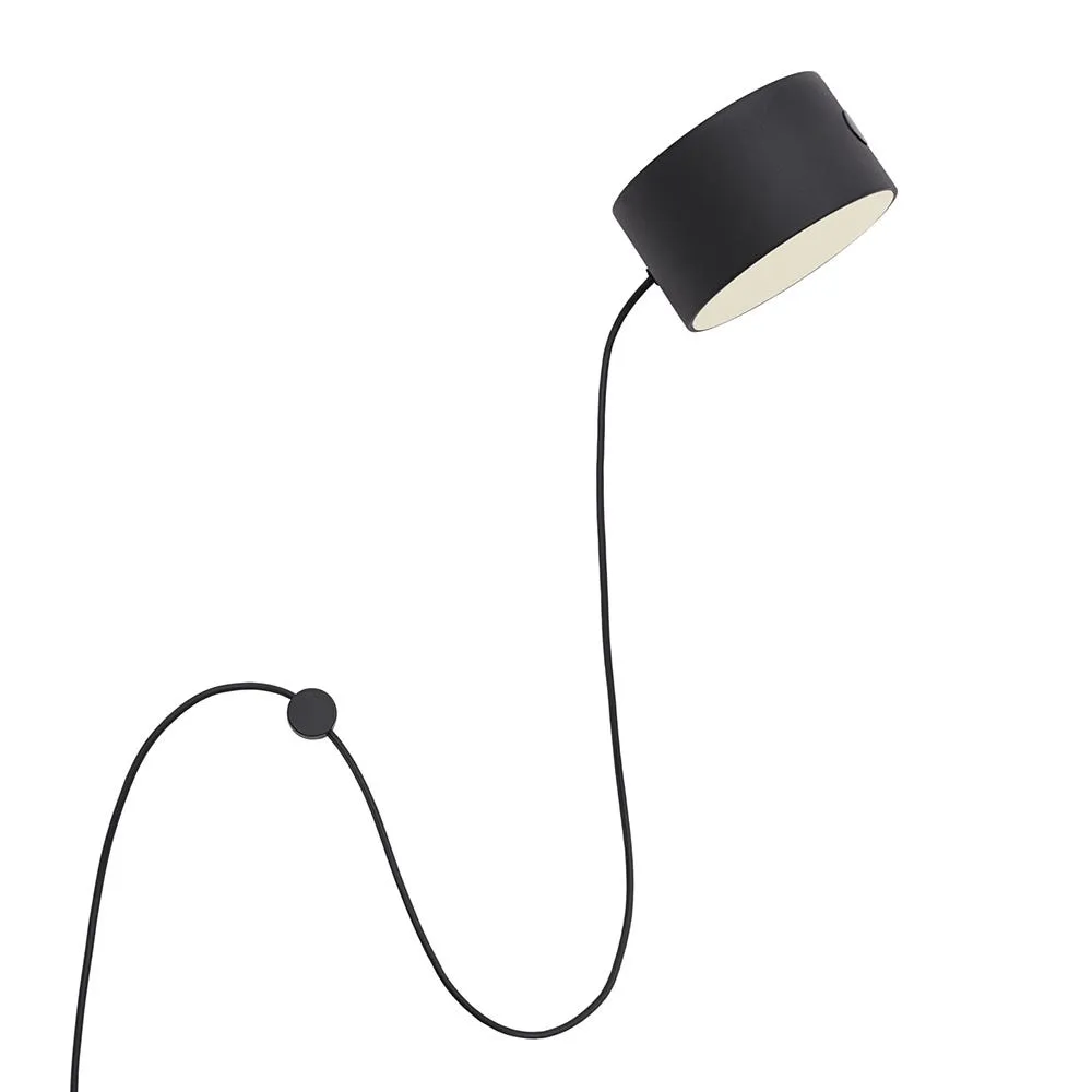 Muuto Post LED Wall Light Black 2