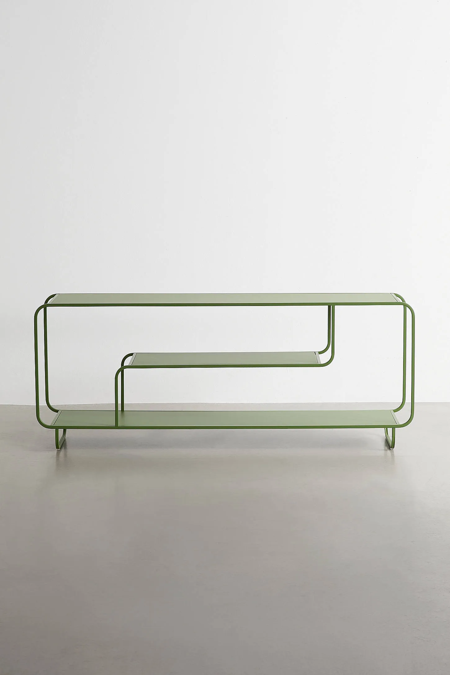 Alana Green Console Media Stand - Green 2