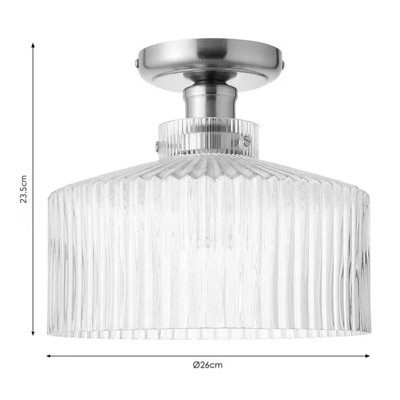 Tobias Semi Flush Ceiling Light 6
