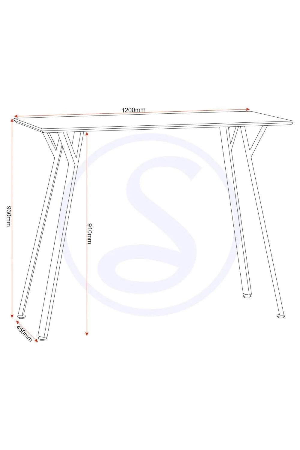 Seconique Quebec Bar Table in Charcoal 5