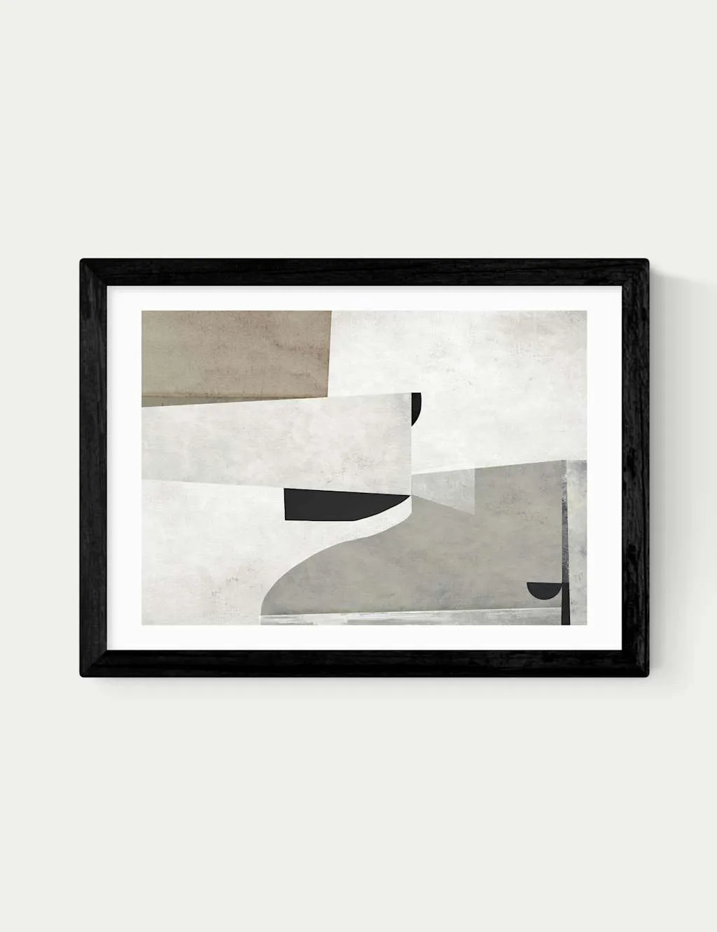 East End Prints Priory Framed Art Print Black