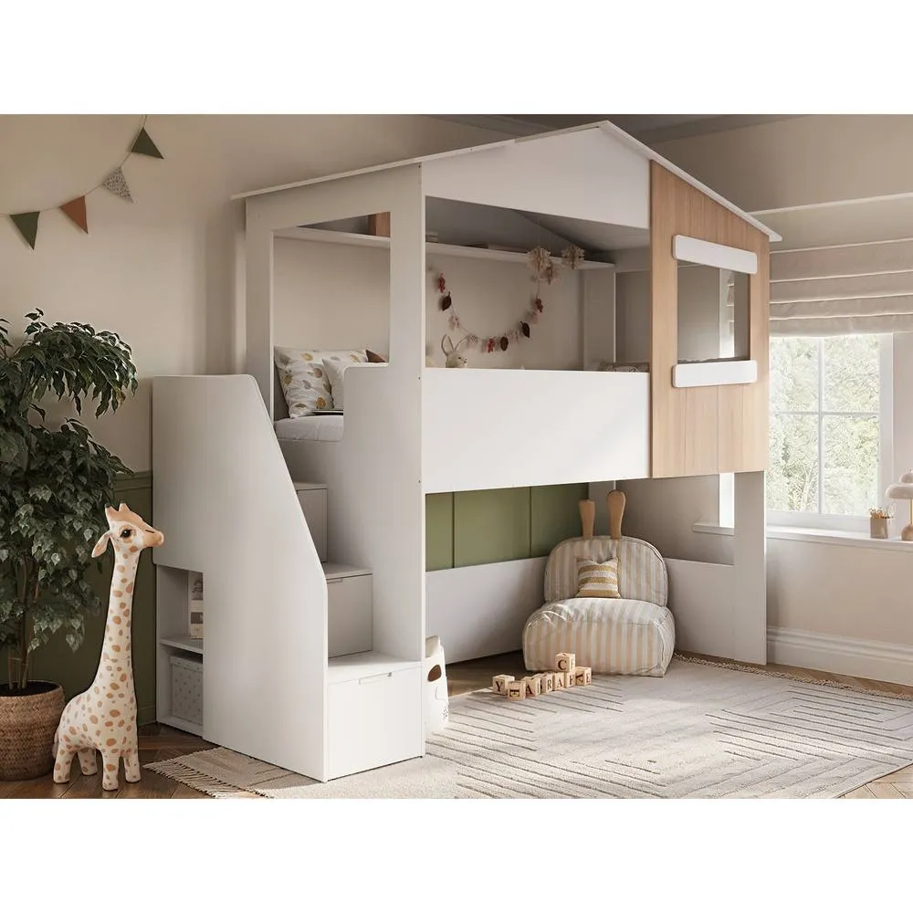 Flair Dreamland House Staircase Midsleeper in White