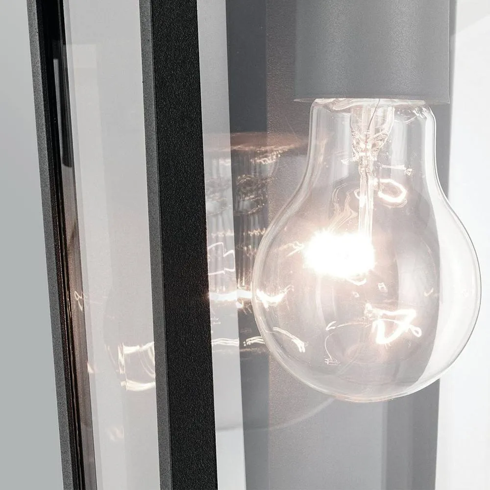 Netlighting Mathus Small Wall Lantern Black IP44 5