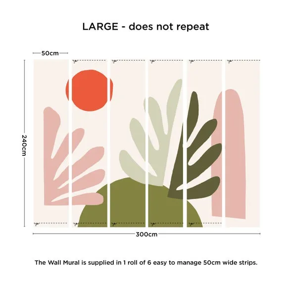 Elements Leaf Wall Mural 5