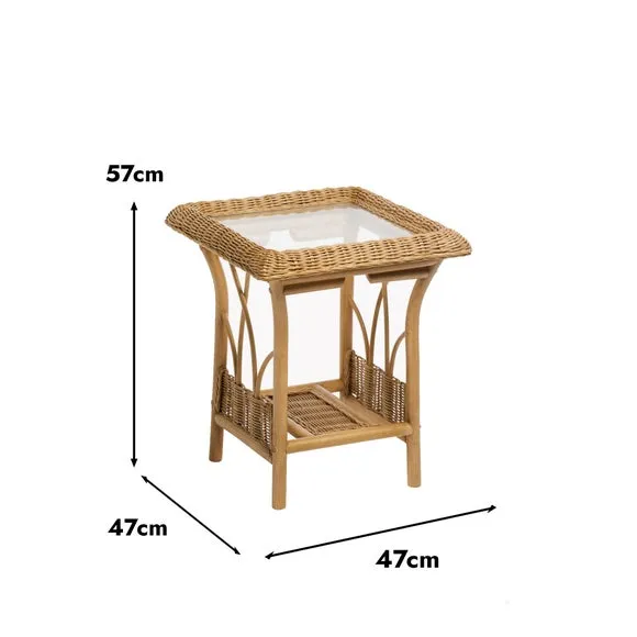 Desser Viola Rattan Side Table 3
