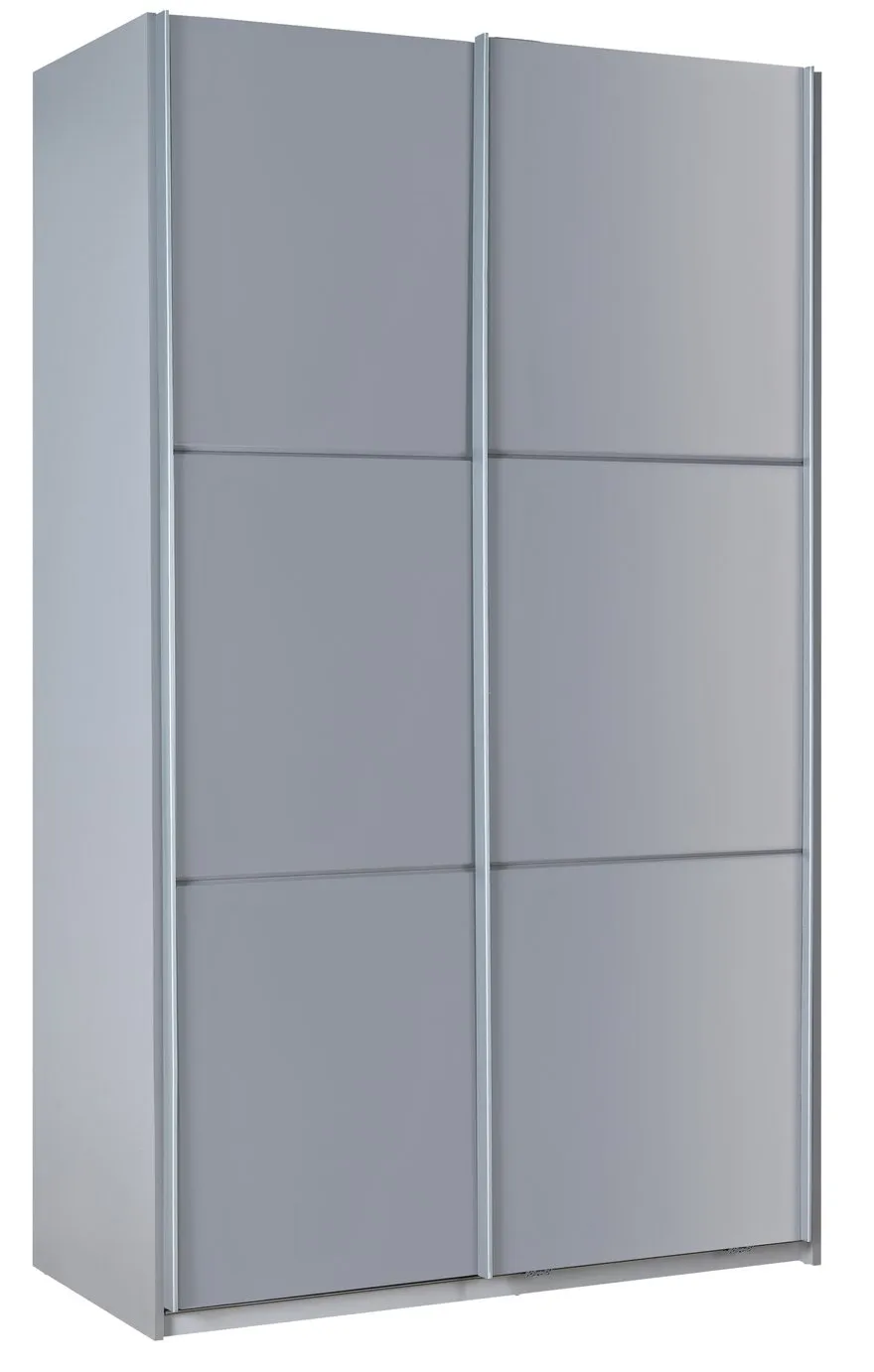 Habitat Holsted Grey Gloss Small Wardrobe