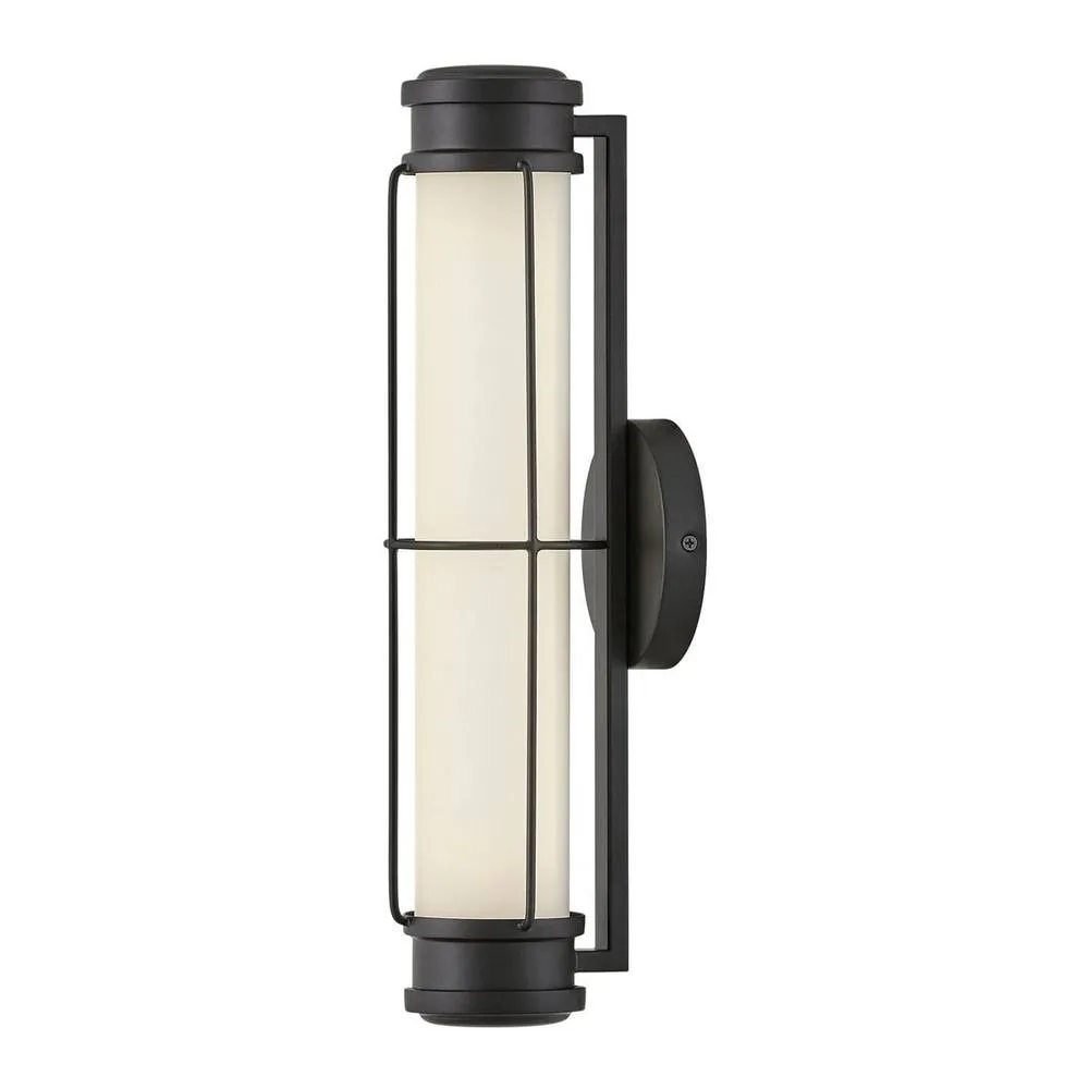 Netlighting Saylor Small Integrated LED Wall Light Matte Black 3000K IP44 6