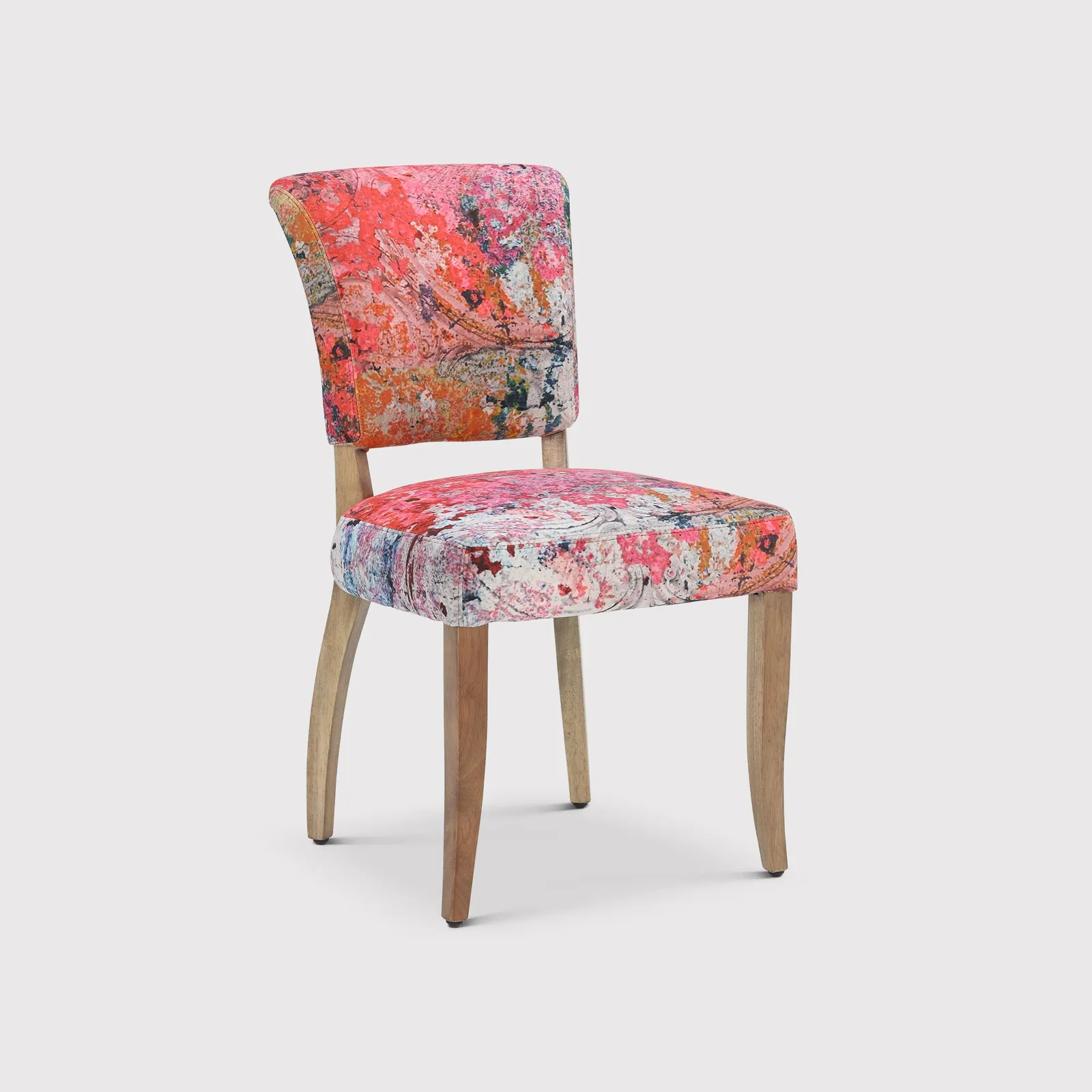 Timothy Oulton Mimi Dining Chair, Pink Velvet | Barker & Stonehouse 2