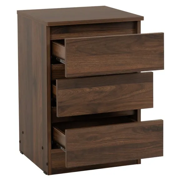 Return - Walker 3 Drawer Bedside Table 3