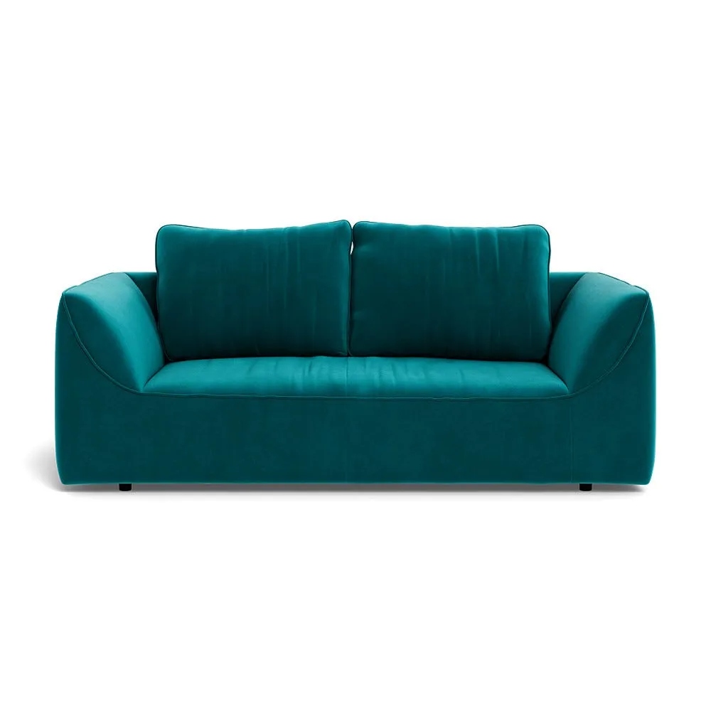 Heal's Morven 2 Seater Sofa Smart Velvet Petrol 1