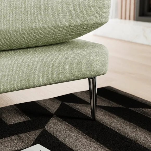 Lawson Chunky Tonal Weave Corner Chaise Sofa 4