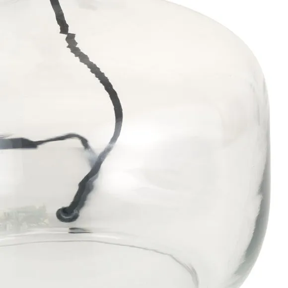 Pacific Lifestyle Corby Glass Table Lamp Base with Henry Cylinder Shade 4