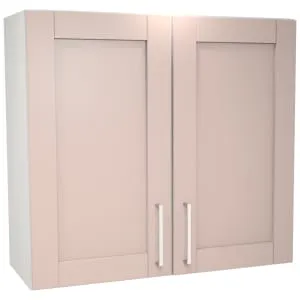 Wickes Ohio Dusky Pink Shaker Wall Unit - 800mm