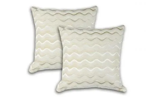 New Edge Blinds Waves Cushion Cover in Cream