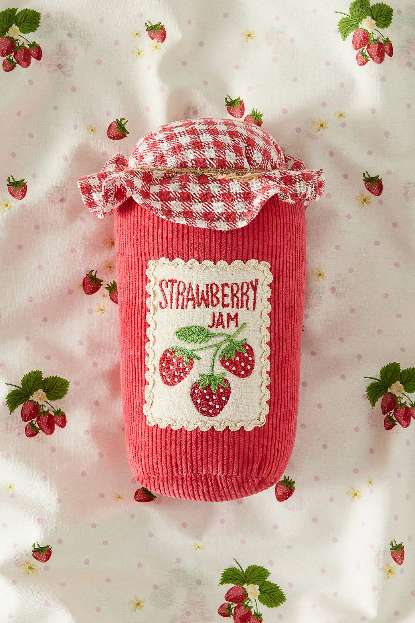 Strawberry Jam Cushion - Red