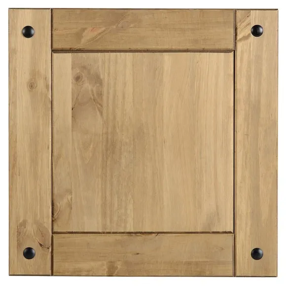 Corona 1 Drawer Lamp Table, Pine 6