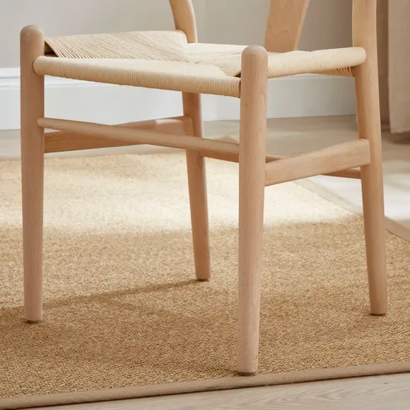 Lara Wishbone Dining Chair, Beech Wood 4