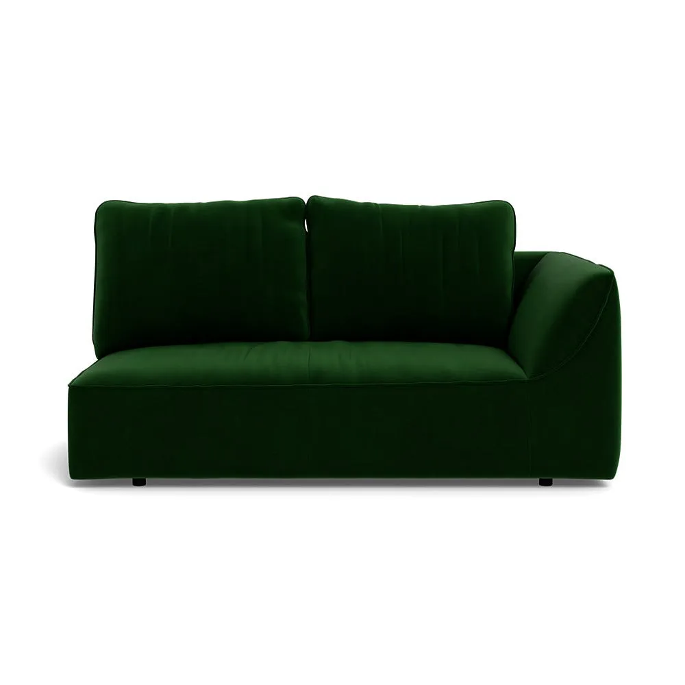 Heal's Morven Right Hand Facing 2 Seater Unit Smart Velvet Forest 1
