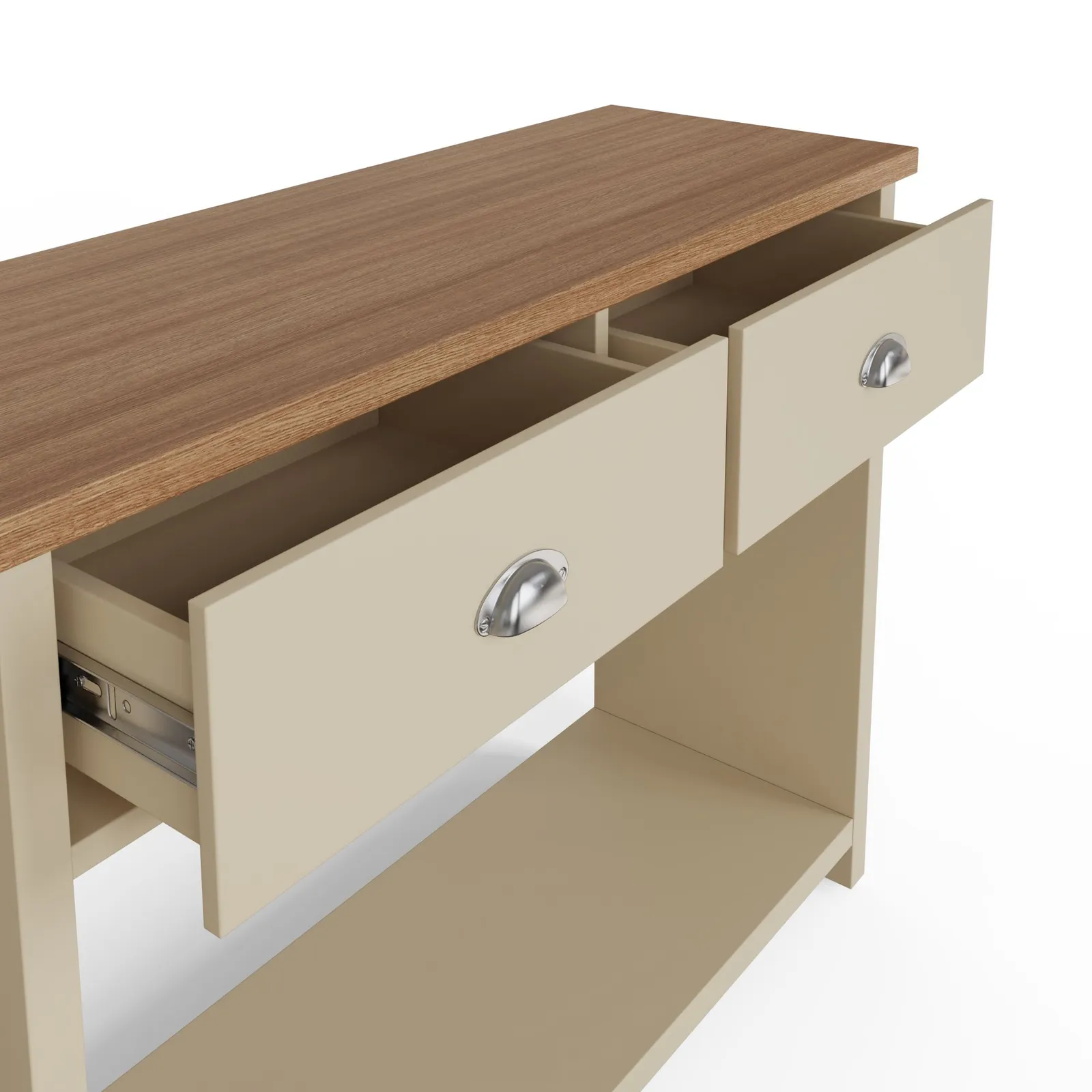 GFW Lancaster Console Hall Table in Cream 5