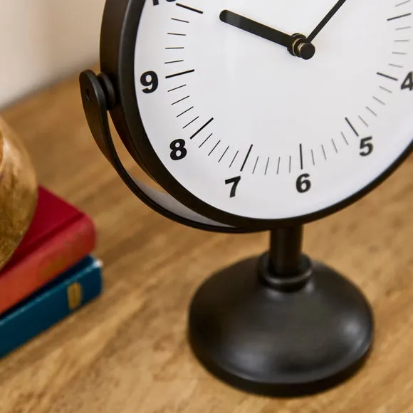Salvage Yard Round Mantel Clock 2
