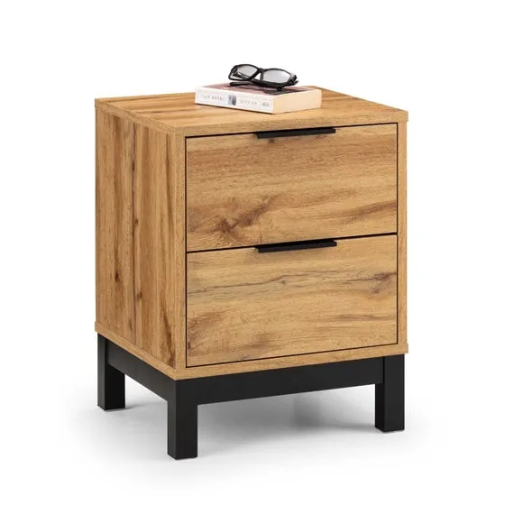 Bali 2 Drawer Bedside Table 3