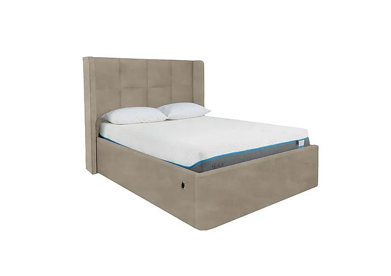 Shiva Electric Ottoman Bed Frame - Super King - Savannah Mocha
