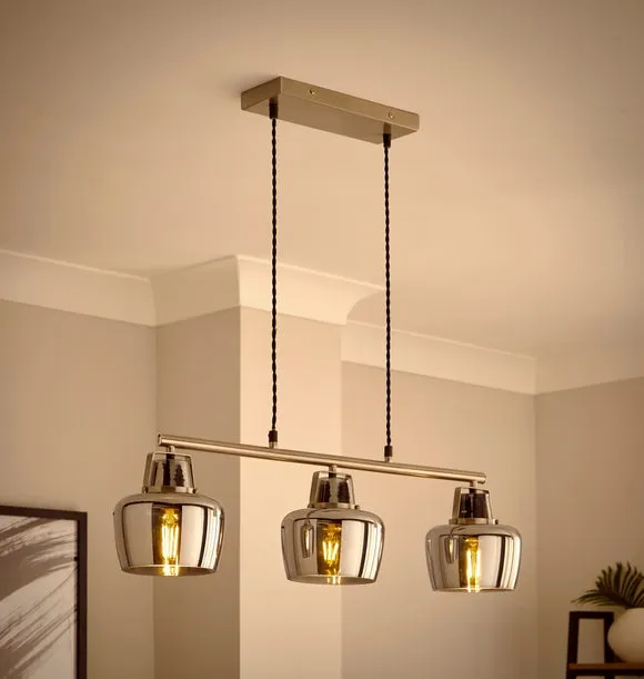 Auburn Modern 3 Light Adjustable Diner Ceiling Light 2