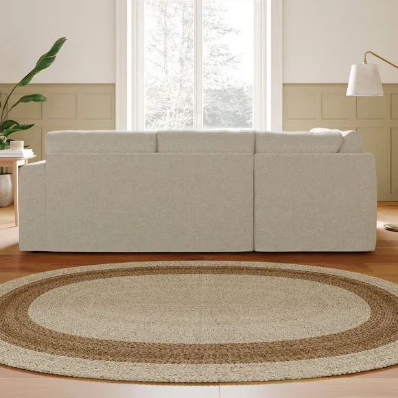 Abel Vintage Soft Chenille Corner Sofa 2