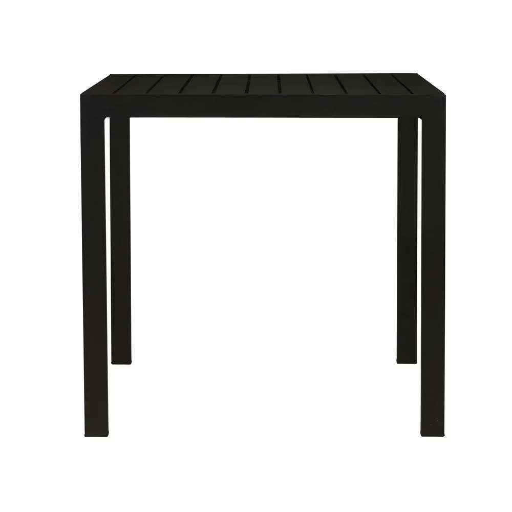 Case Eos Square Outdoor Dining Table Black 2