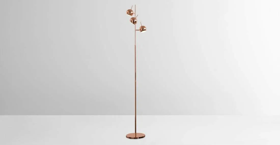 Austin Floor Lamp, Copper
