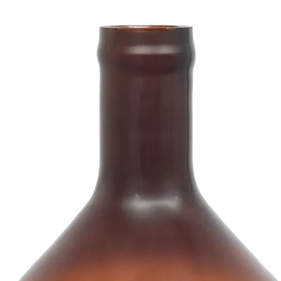 Crossland Grove Sevran Giant Glass Bottle Vase Amber 640Mm, Brown 3