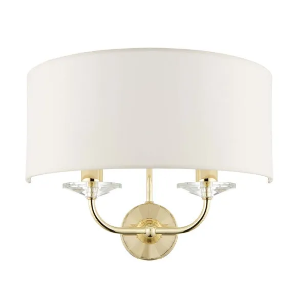 Vogue Katarina Crystal 2 Light Wall Light 5