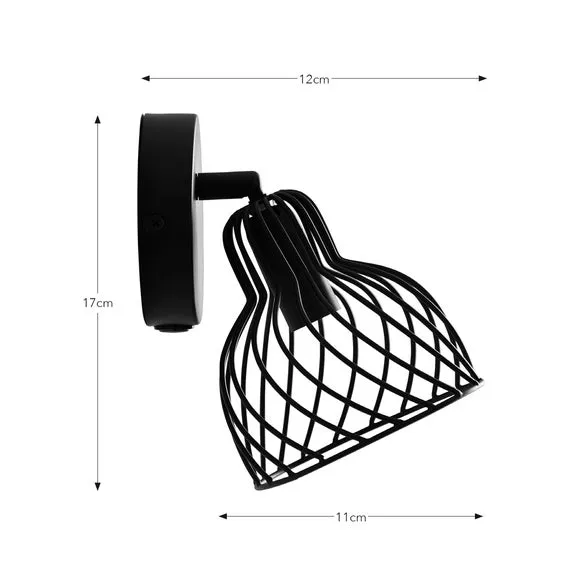 Austin Industrial Adjustable Mushroom Wall Light 6