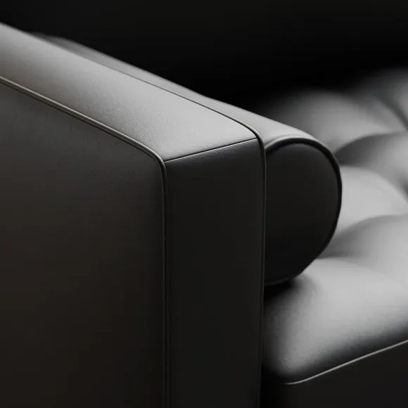 Zoe Faux Leather Corner Chaise 6