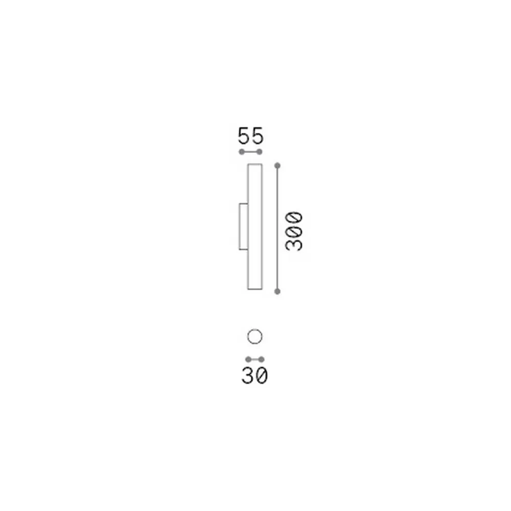 Netlighting Look 30cm Up & Down Wall Lamp White 2x LED 900lm 3000K 2