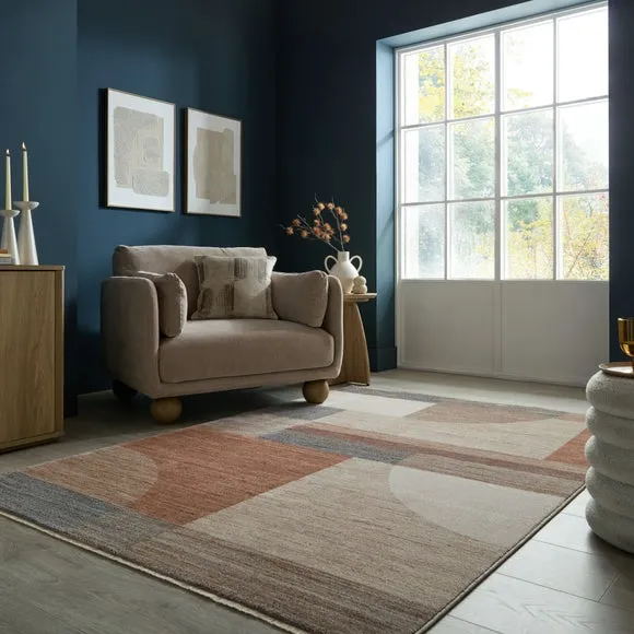 Oscar Geometric Fringe Rug