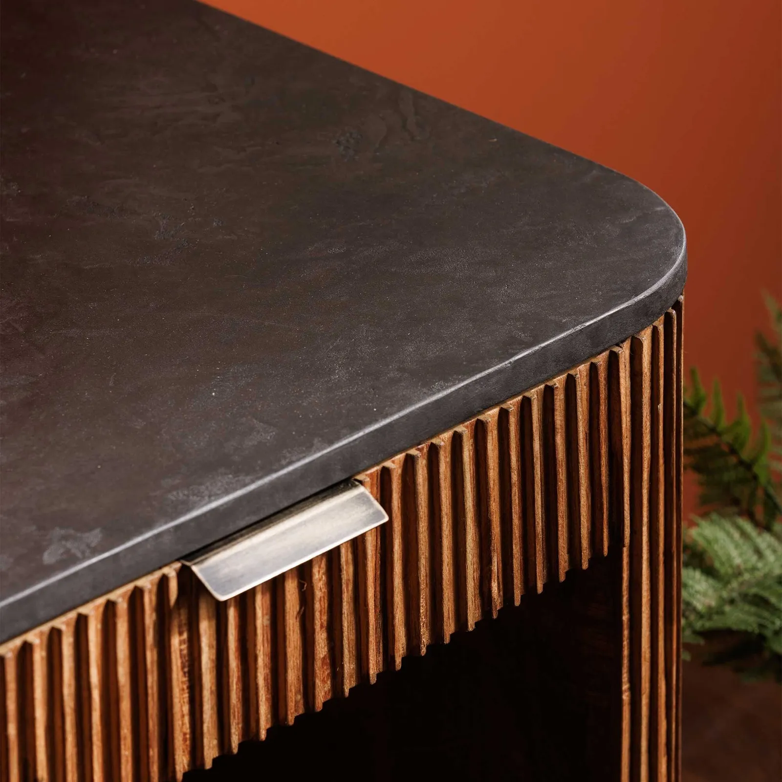 Trinidad Rectangular Desk, Teak Wood | Barker & Stonehouse 5