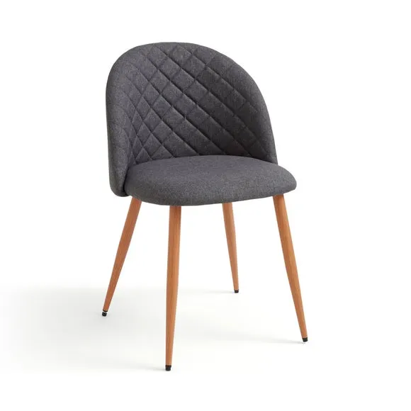 Astrid Dining Chair, Flatweave Fabric 6